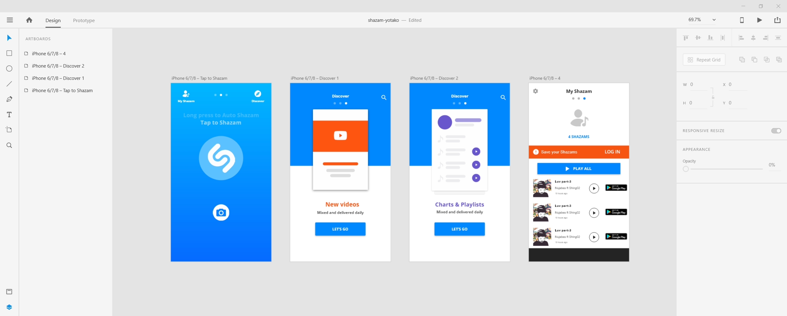 Adobe-XD-Shazam-Yotako