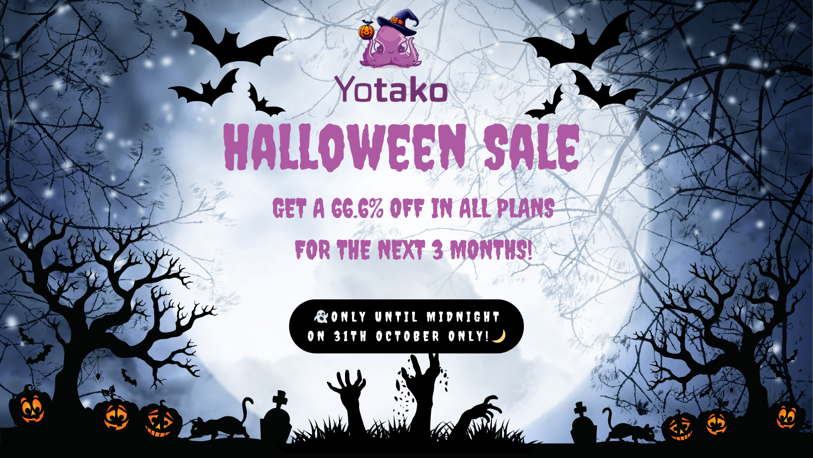 🎃 Spooktacular Savings Alert! 66.6 OFF Halloween Promo on All Plans! 👻