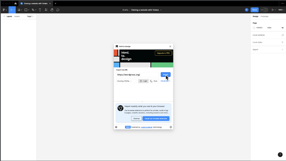 How to Clone a Website: Step-by-Step Guide using AI in Figma