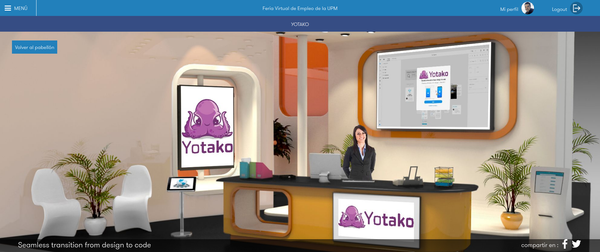 Yotako at the "UPM Virtual Employment Fair"!